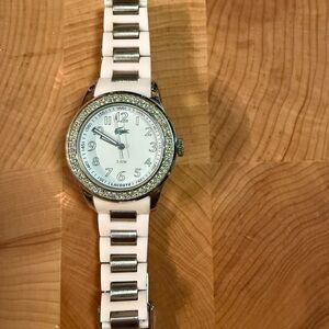 Lacoste Pink and Silver Women's Watch